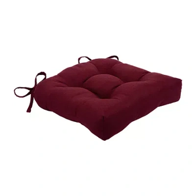 Achim Chase Tufted Dining Cushion In Red
