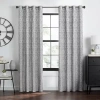 Achim Constellation Grommet Top Light-filtering Single Curtain Panel In Gray