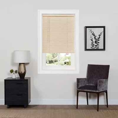 Achim Cordless Deluxe Sundown Gii 1in Horizontal Mini Blinds In Sand