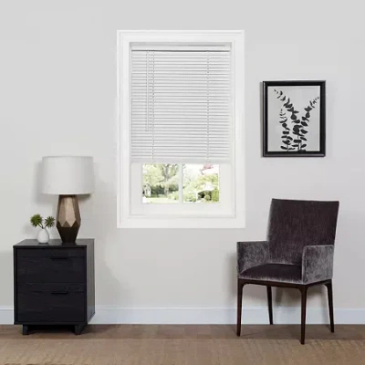 Achim Cordless Deluxe Sundown Gii 1in Horizontal Mini Blinds In White