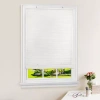 Achim Cordless Solstice Vinyl Roll-up Blind Outdoor Shade In White