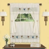 Achim Daisy Meadow 3-pc. Rod Pocket Kitchen Curtains & Drapes Window Set In Multi