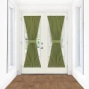 Achim Darcy Light-filtering Rod Pocket Door Panel Curtain In Green