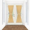 Achim Darcy Light-filtering Rod Pocket Door Panel Curtain In Sand