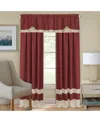 Achim Darcy Rod Pocket Window Panel, 52" X 84" In Marsala,tan