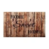 Achim Farmhouse Plank Rubber 18"x30" Doormat In Brown