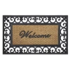 Achim Fleur De Lis Coir 18"x30" Doormat In Brown
