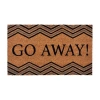 Achim Go Away Coir 18"x30" Doormat In Multi
