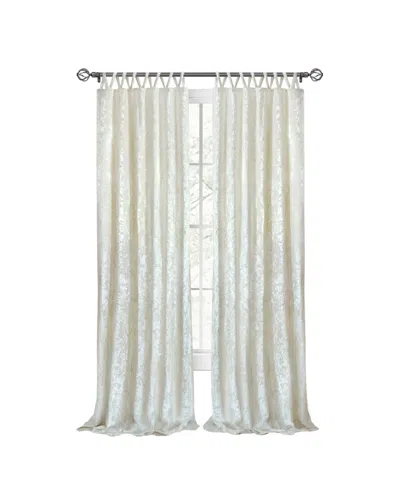 Achim Harper Criss Cross Window Panel, 50" X 63" In Creamy White