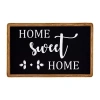 Achim Home Sweet Home Anti-fatigue 18"x30" Kitchen Mat In Black