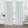 Achim Hunter Rod Pocket Light-filtering Single Curtain Panel In Blue