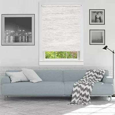 Achim Jute Cordless Light-filtering Roller Shade In Gray