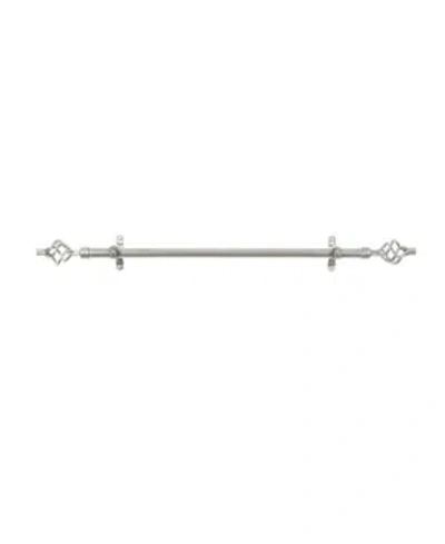 Achim Metallo Lexus Decorative Rod & Finial, 66" In Silver