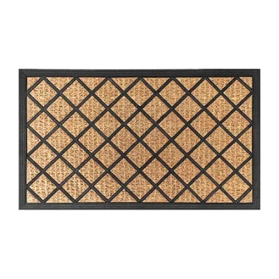 Achim Milly Natural Coir 18"x30" Doormat In Brown