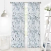 Achim Misty Back Tab Light-filtering Single Curtain Panel In Blue