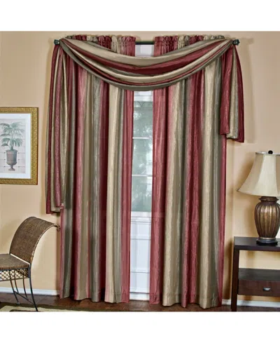 Achim Ombre Window Panel, 50" X 63" In Burgundy