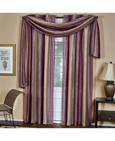 Achim Ombre Window Panel, 50" X 84" In Aubergine