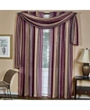 Achim Ombre Window Scarf, 50" In Aubergine
