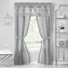 Achim Paige Rod Pocket Light-filtering Curtain Panel In Silver