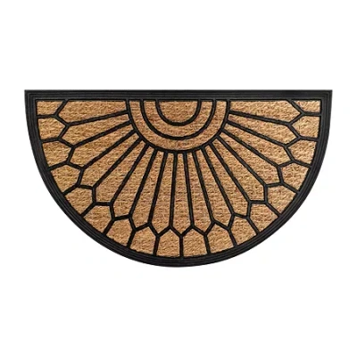 Achim Slc Sunrise Natural Coir 18"x30" Doormat In Brown
