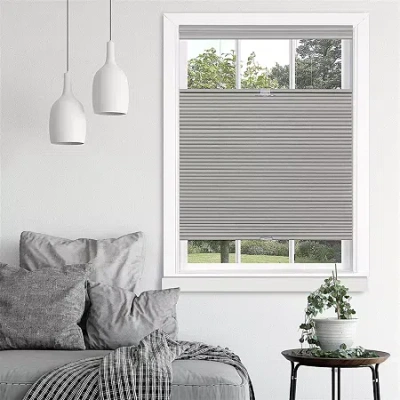 Achim Top-down Bottom-up Cordless Honeycomb Shade In Gray