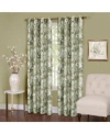 Achim Tranquil Lined Grommet Window Curtain Panels In Silver