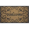 Achim Welcome Vines Coir 18"x30" Doormat In Brown