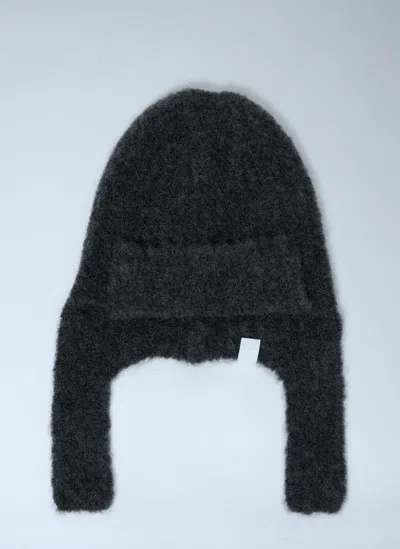 Achm Kaz Ear Beanie Hat In Black