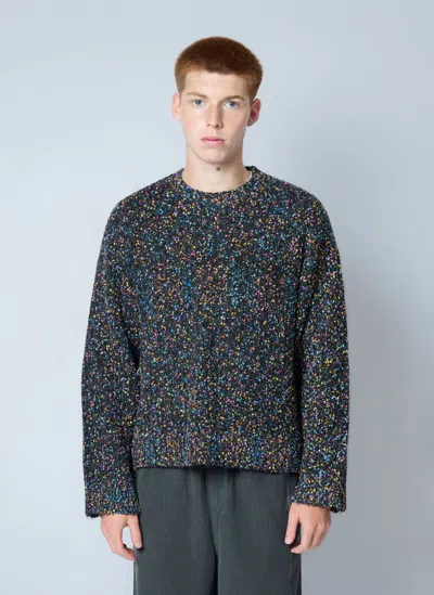 Achm Rev Knit Sweater In Gray