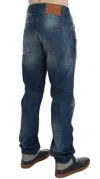 Acht Wash Cotton Denim Regular Fit Jeans In Blue
