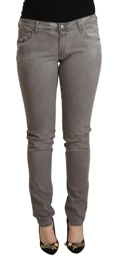 ACHT CHIC LOW WAIST SKINNY COTTON BLEND WOMEN'S JEANS