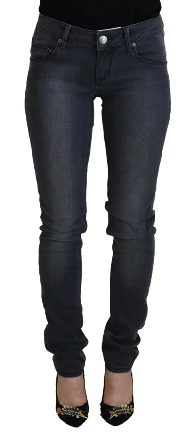 Acht Cotton Skinny Low Waist Women Casual Blue Women's Jeans