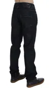 Acht Elegant Straight Fit Men's Jeans In Black