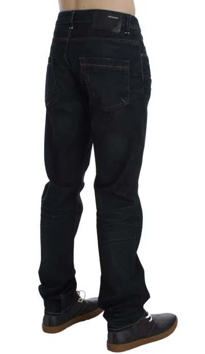 Acht Elegant Straight Fit Men's Jeans In Black