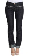 ACHT ELEGANT STRAIGHT LEG DARK BLUE JEANS