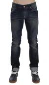 Acht Sleek Slim Fit Italian For Men's Men In Blue