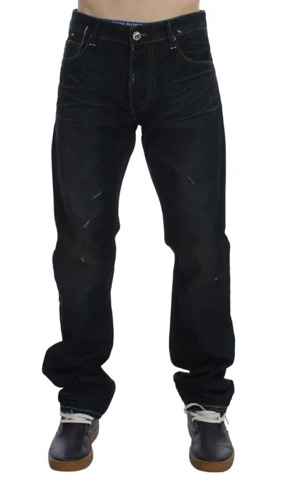 Acht Wash Cotton Straight Fit Men's Jeans In Blue