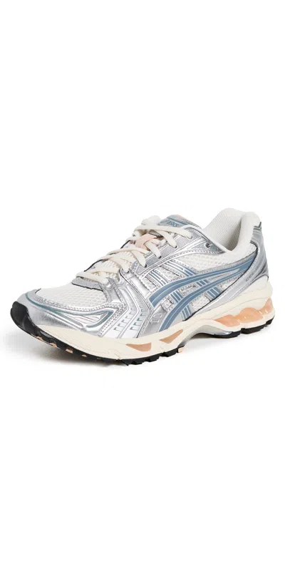 Acics Gel-kayano 14 Unisex Sneakers Cream/ironclad In Multi