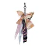 Acid Cat Women's Black Fab Fabric Scraps Bag Charm