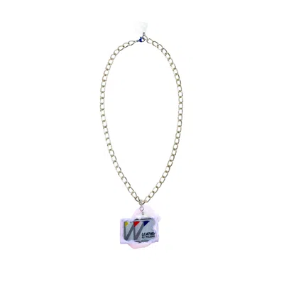 Acid Cat Women's Vintage Tag Wilson Necklace In Metallic