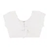 Ack Marina White Bikini Top In White