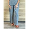 Acl Linen Trousers Grey In Grey