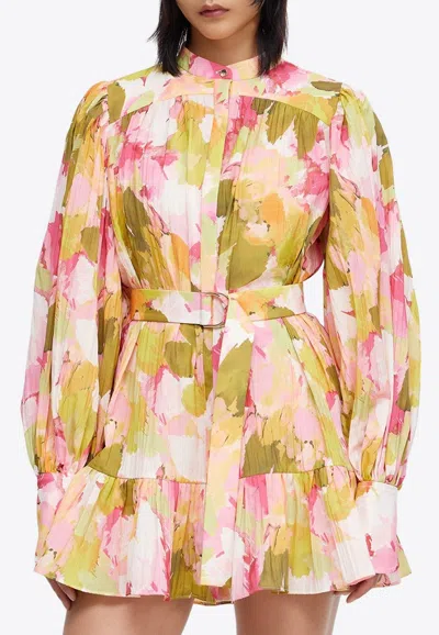 Acler Abbeywood Floral-print Dress In Multicolor