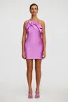 Acler Abdie Mini Dress In Pink