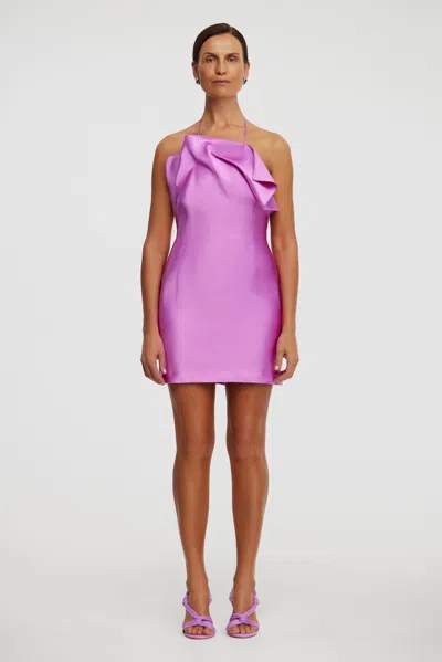 Acler Abdie Mini Dress In Pink