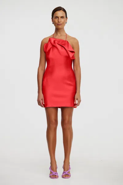 Acler Abdie Mini Dress In Red