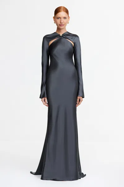 Acler Acre Gown In Gray