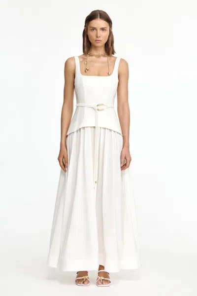 Acler Actonhill Maxi Dress In White