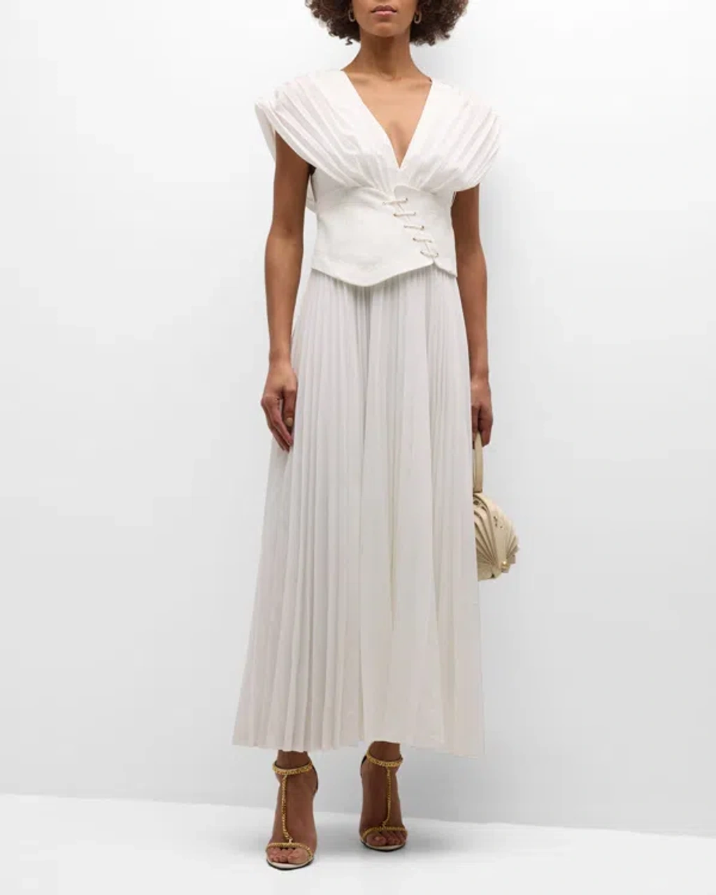 white christmas dresses AVONLEA MIDI DRESS main image 0