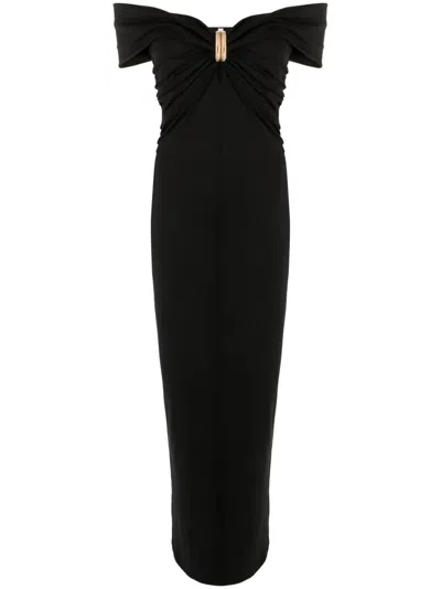 Acler Alberton Off-shoulder Maxi Dress In Black